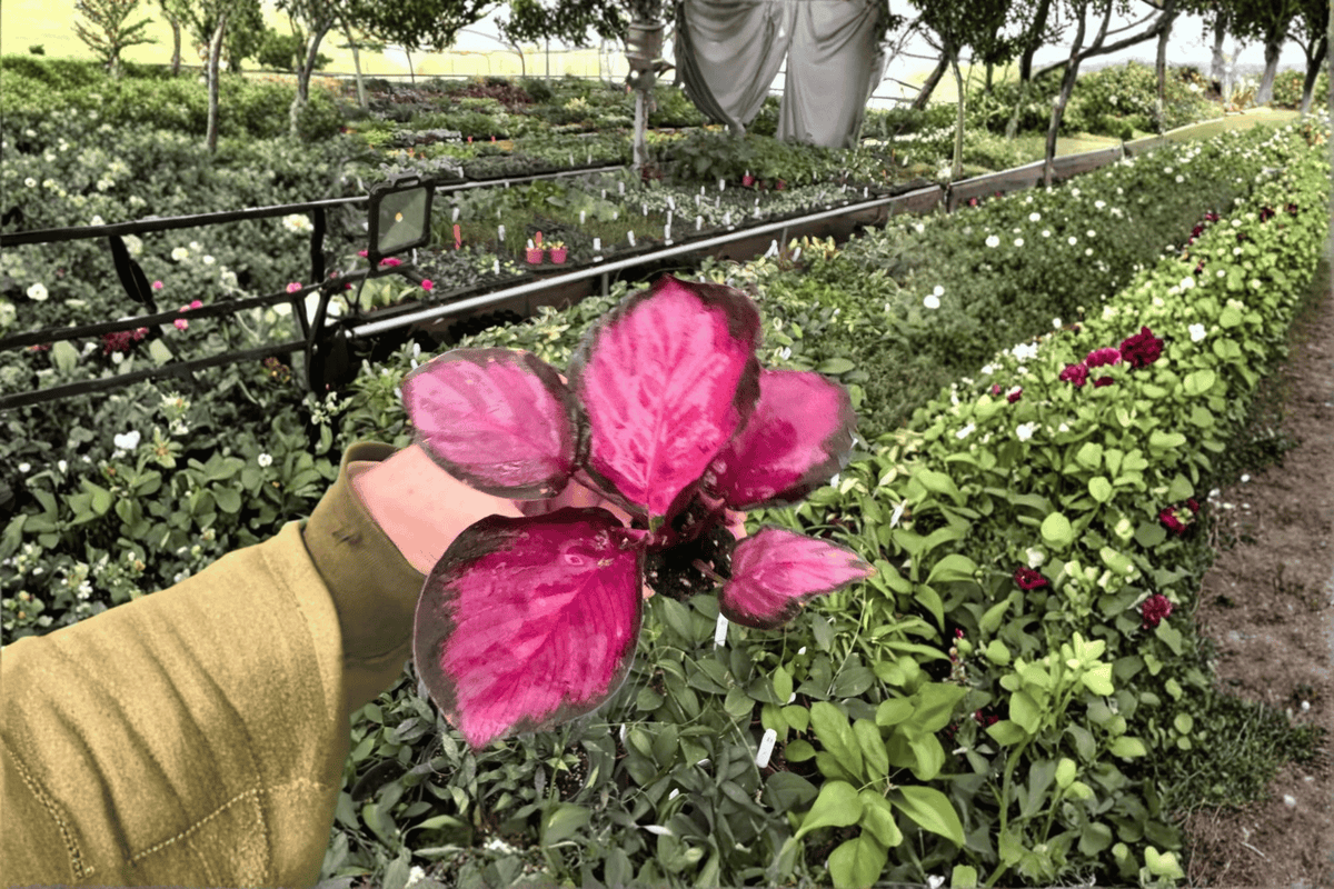 Calathea Purple Rose Starter Plants (2) – Goeppertia, 2-Inch Pots