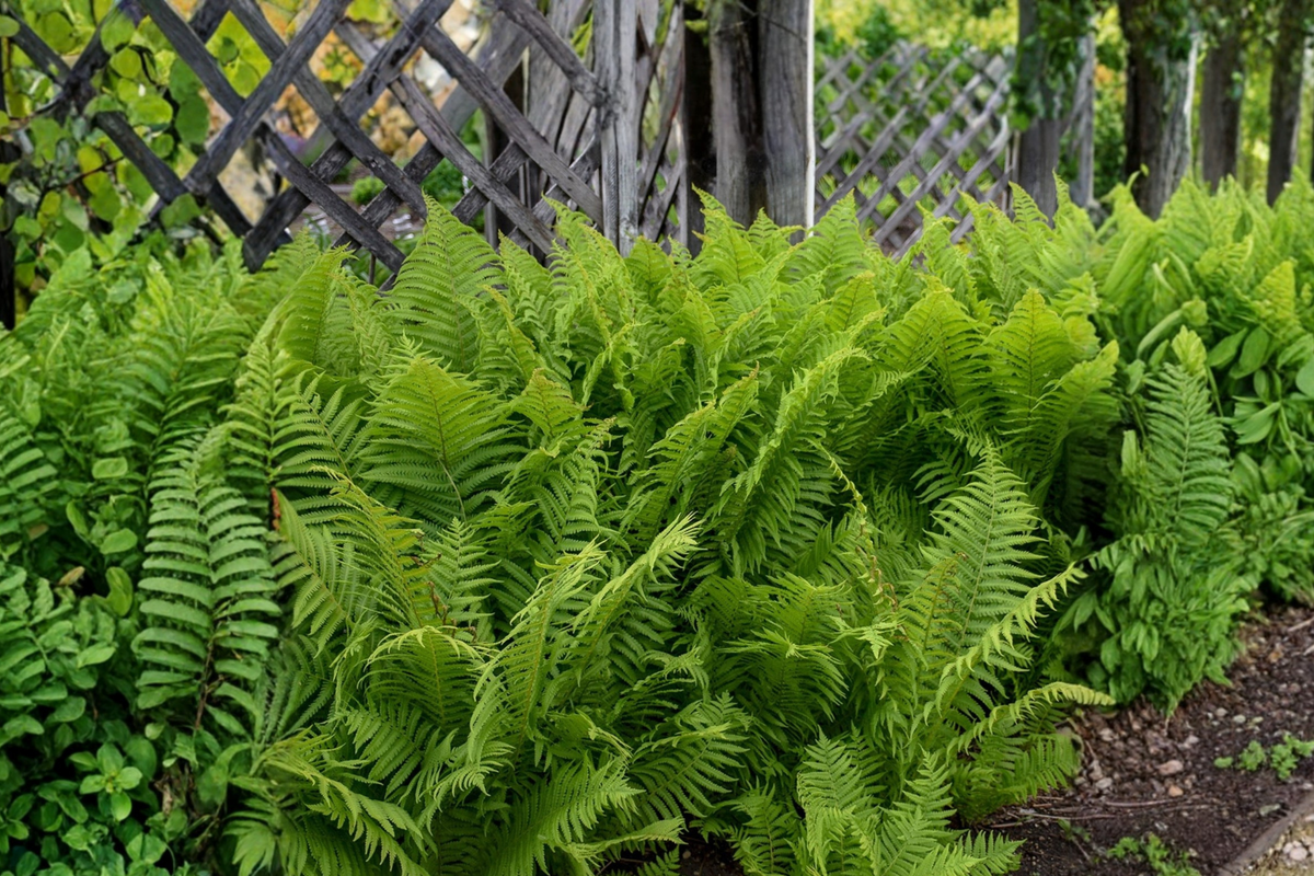 Ostrich Ferns (Matteuccia struthiopteris) - 10 Bare Root Perennial, Shade Plant