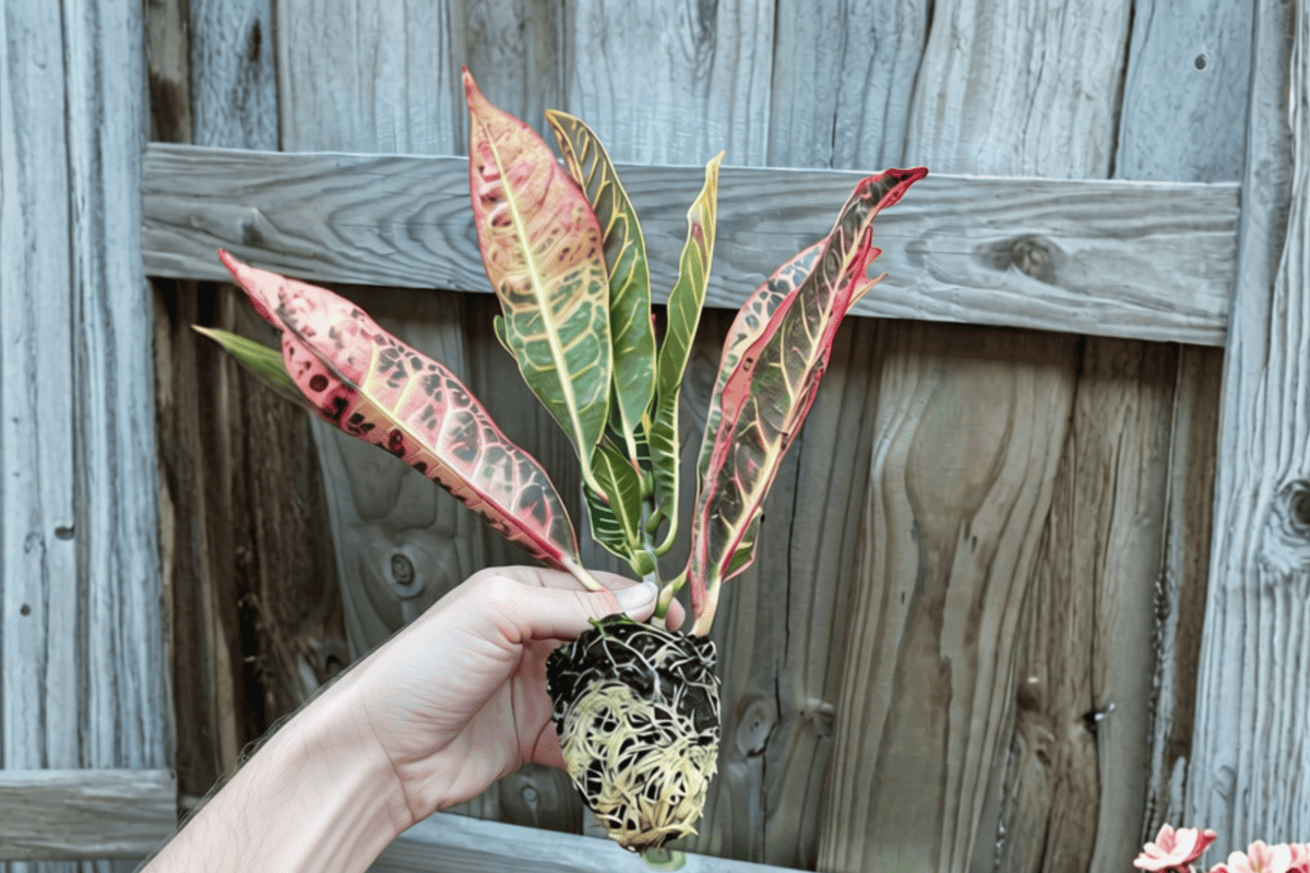 Petra Croton Starter Plants (2) - Codiaeum variegatum 'Petra' | 2-Inch Pots, Unpotted
