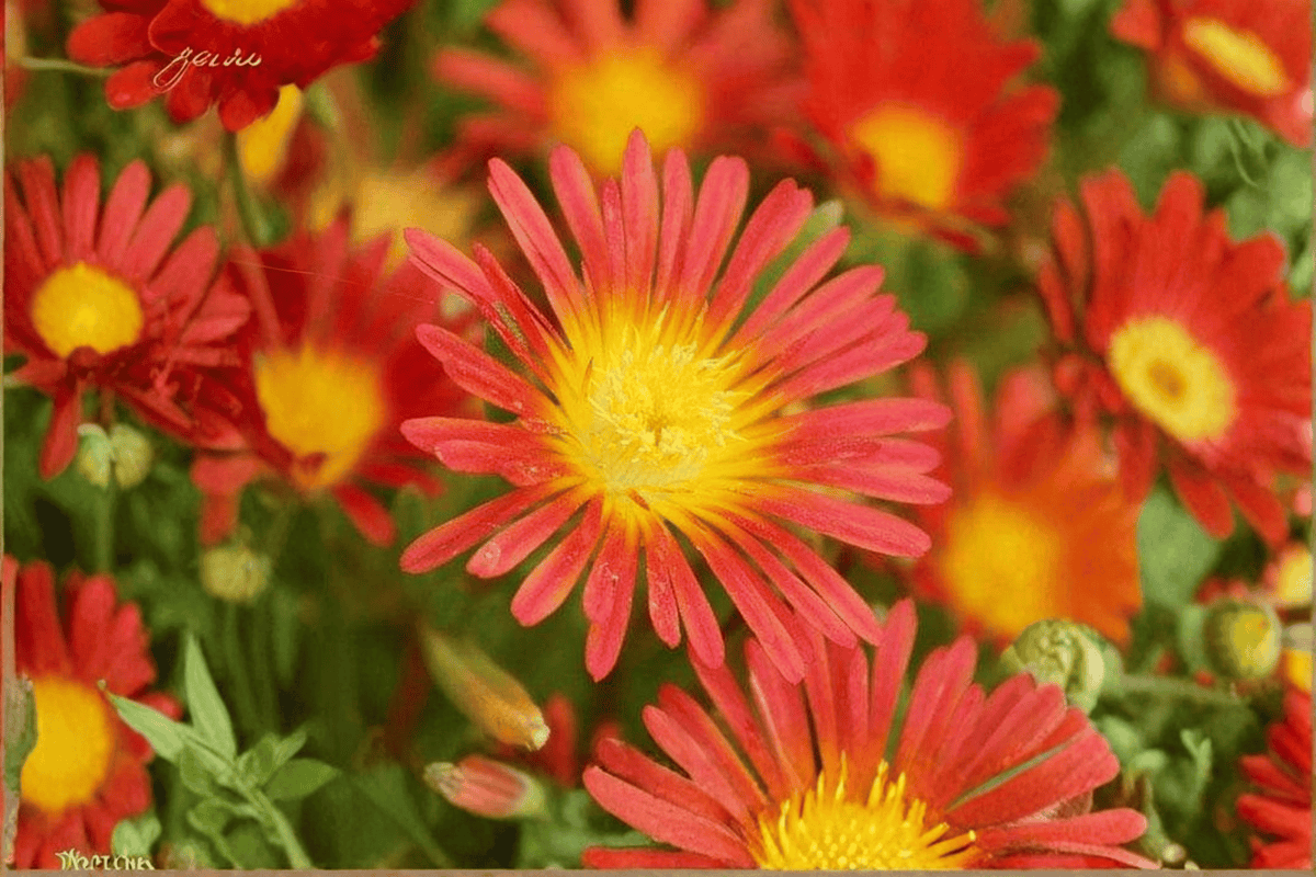 Delosperma 'Fire Wonder' Ice Plant (Wheels of Wonder) – 4-Inch Live Plant