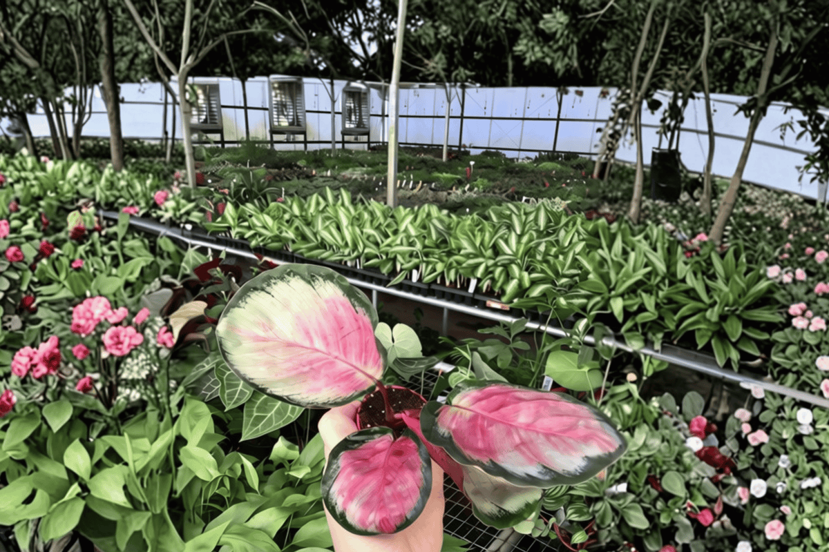 Calathea Rosy Goeppertia roseopicta ‘Rosy’ Starter Plants – 2 Bare Root