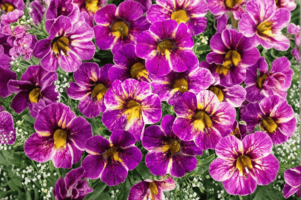 Chameleon Blackberry Pie Million Bells Calibrachoa Hybrid - 4-Inch Live Plant